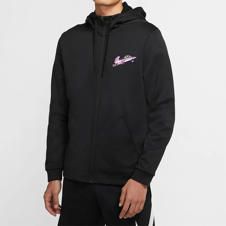 Nike Jackets Black/Purple Lilac Hooded