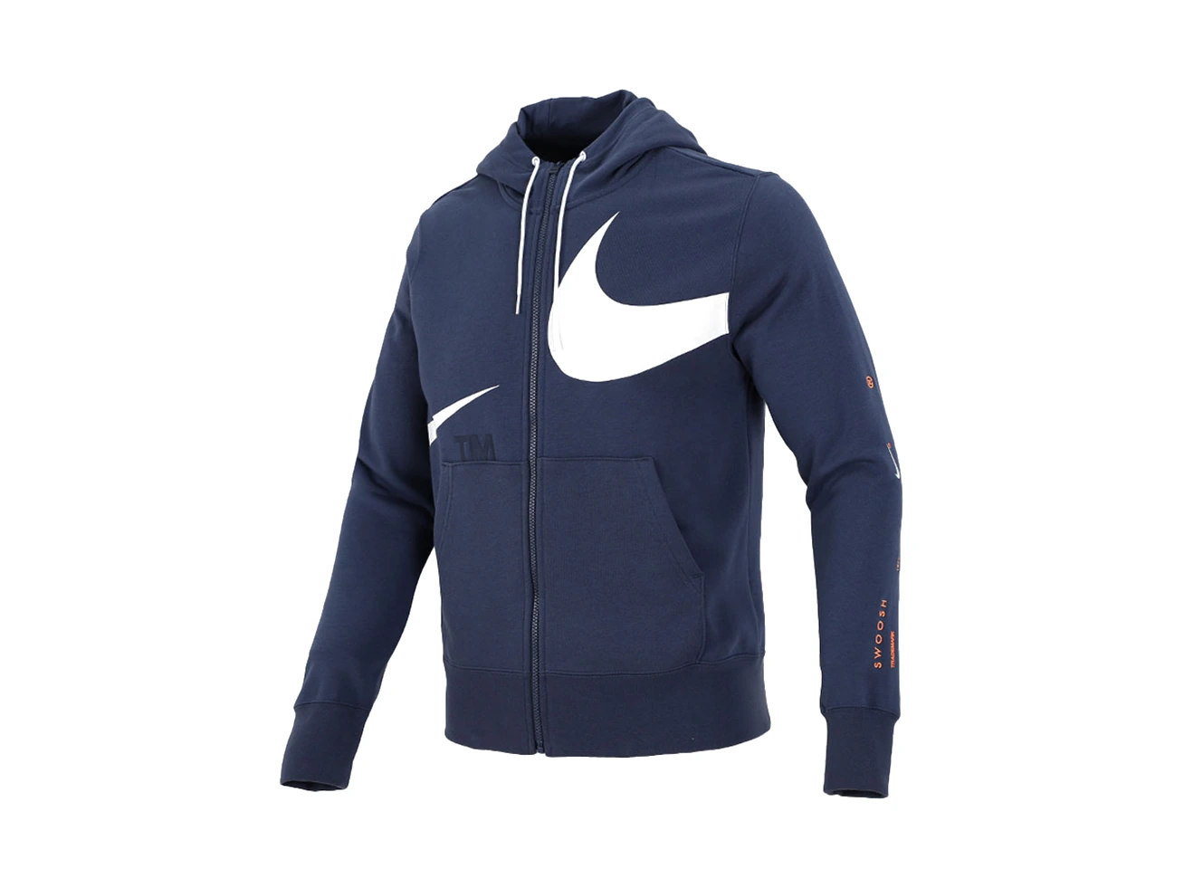 Nike Jackets Navy Blue Hooded