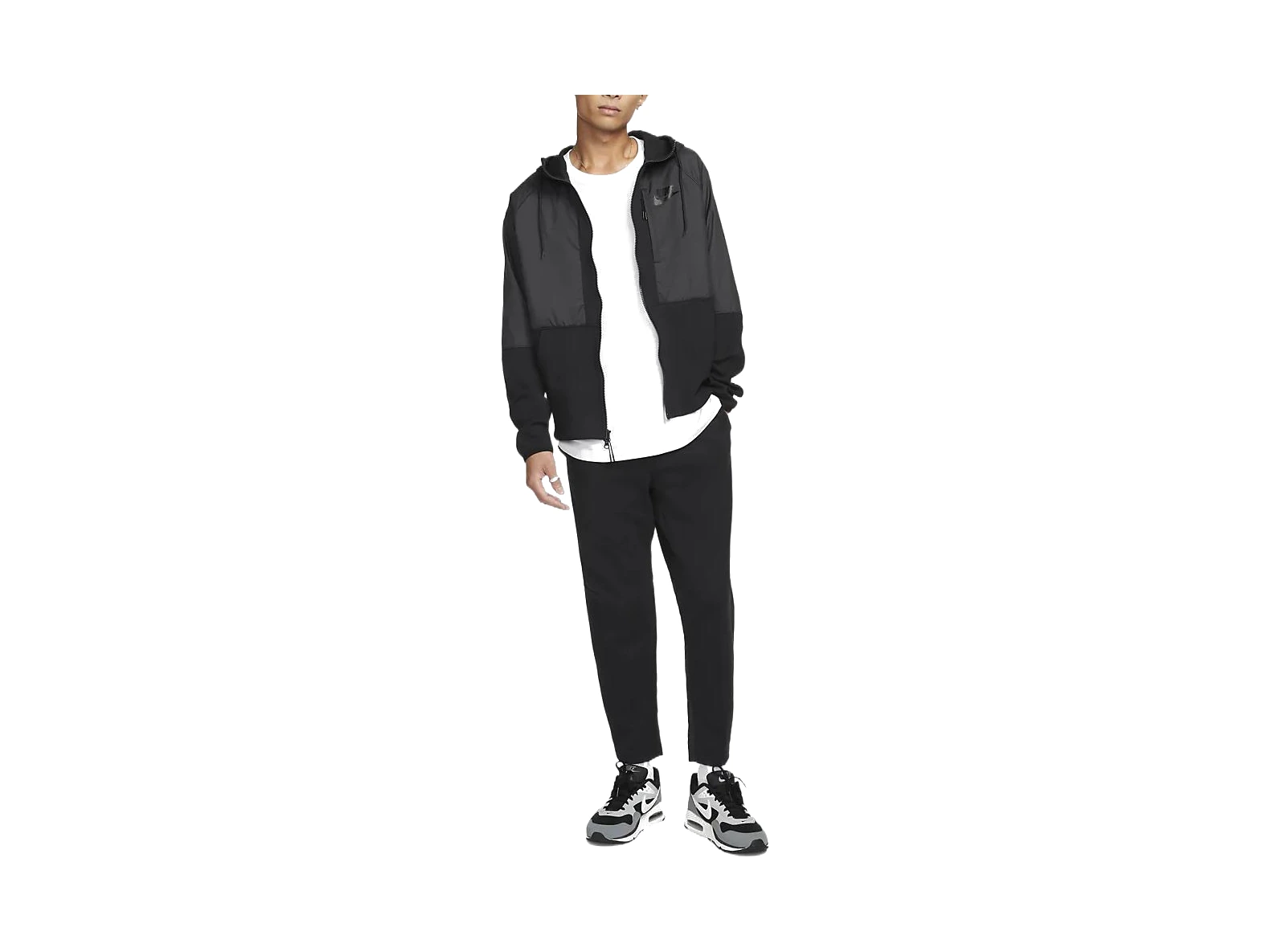 Nike Jackets Black Hooded Moderate Other