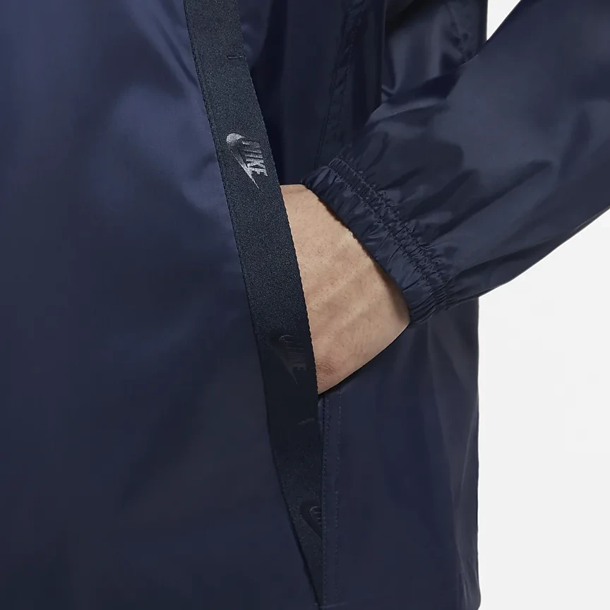 Nike Jackets Blue Hooded
