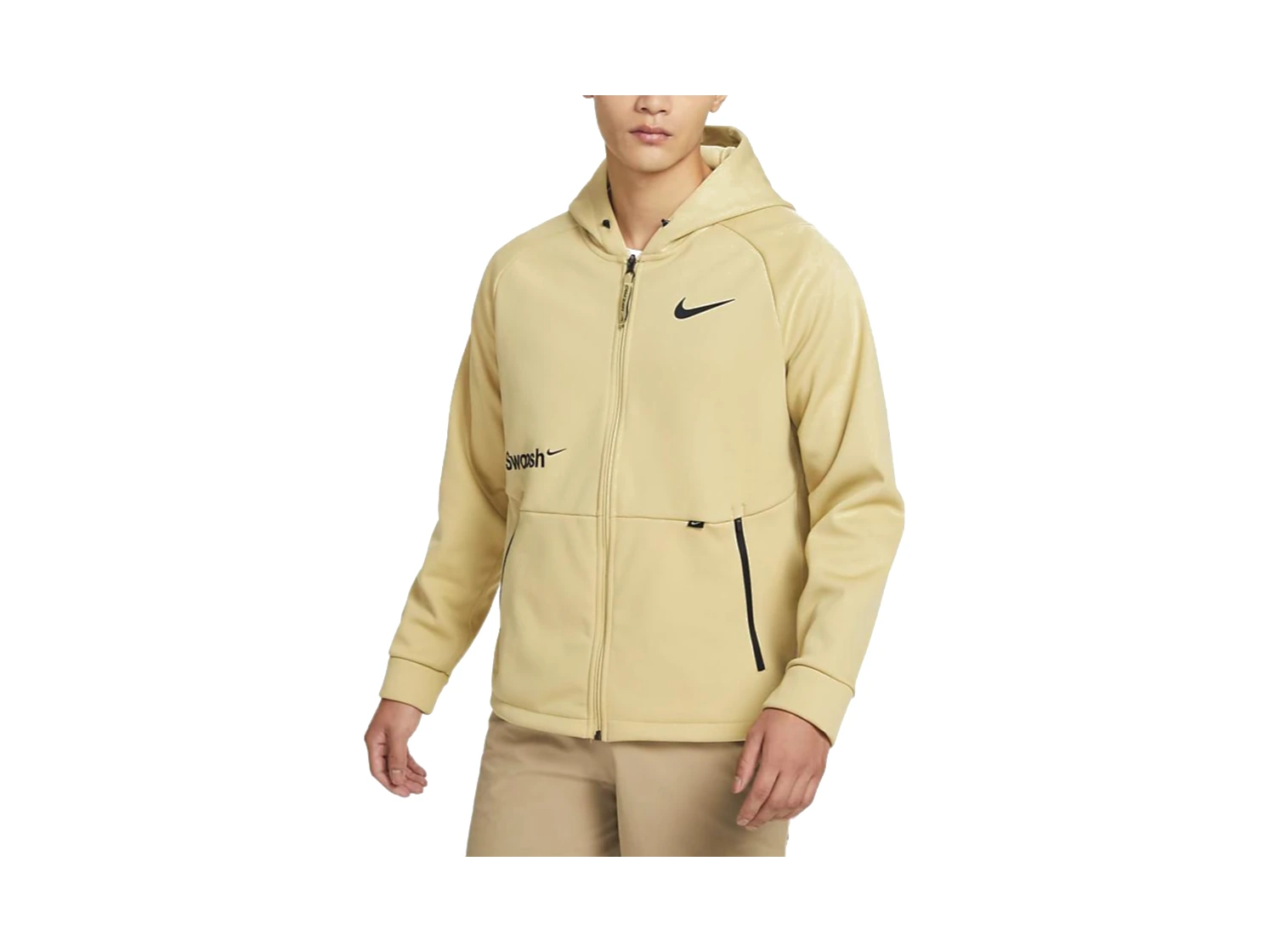 Nike Jackets Yellow Hooded