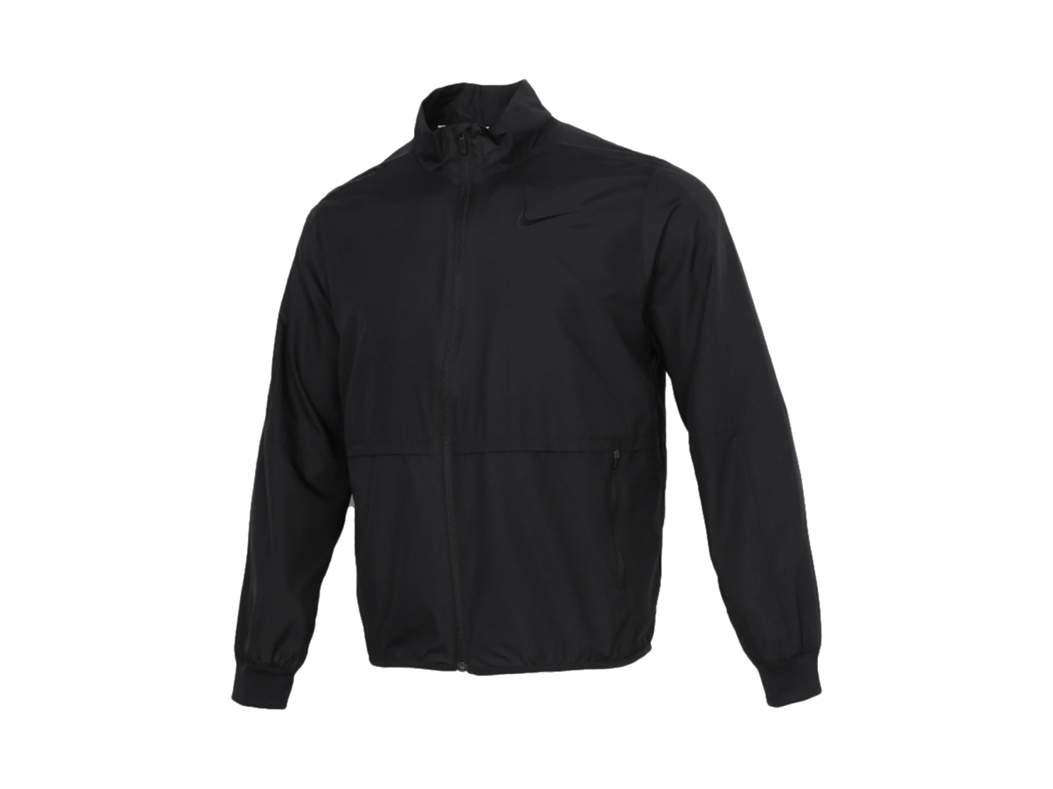 Nike Jackets Black Stand Collar Moderate