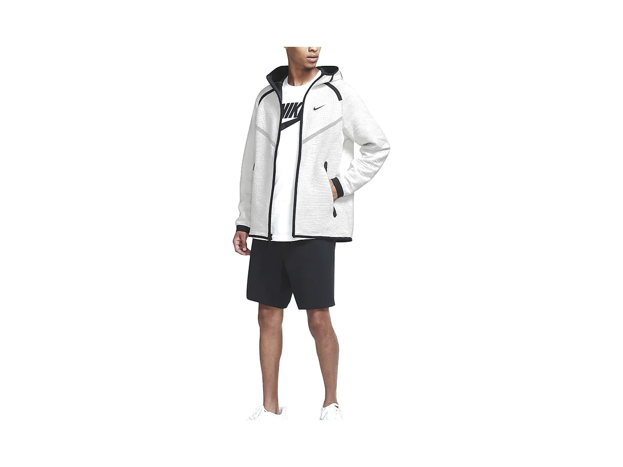 Nike Waffle Texture Zip Hoodie