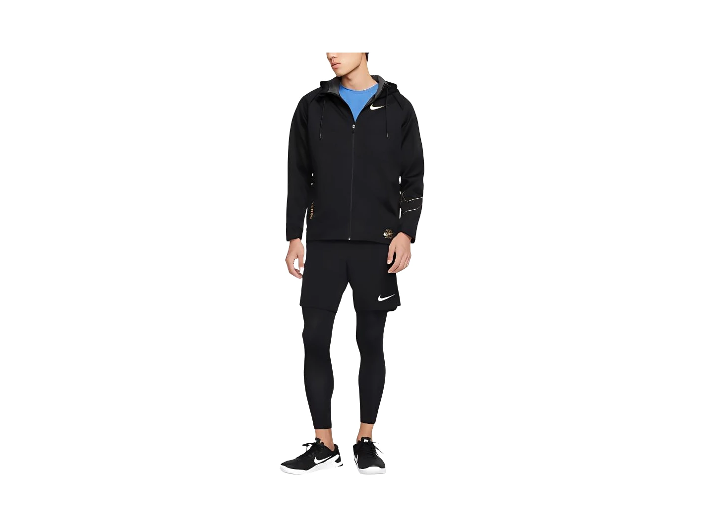 Nike Jackets Black Hooded