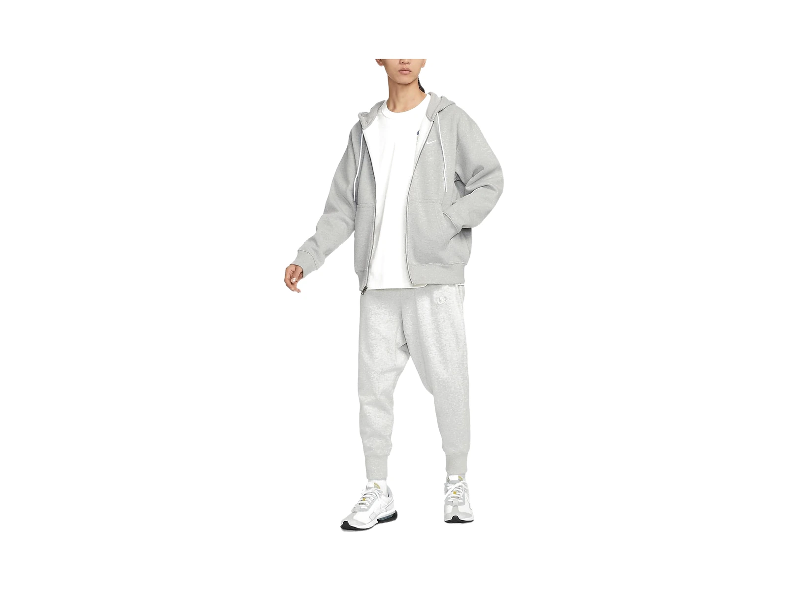 Nike Solo Swoosh Jacket Gray