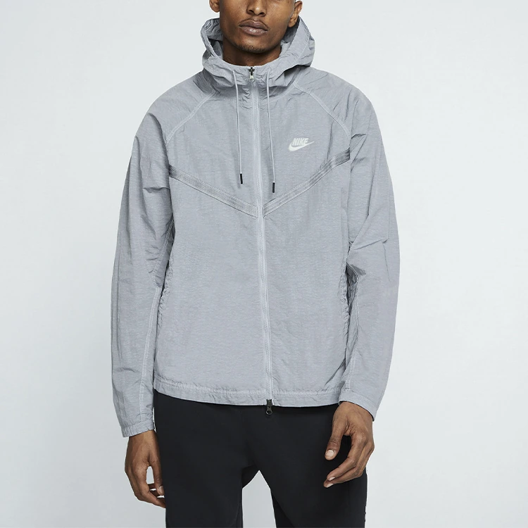 Nike Jackets Wolf Gray Hooded Moderate