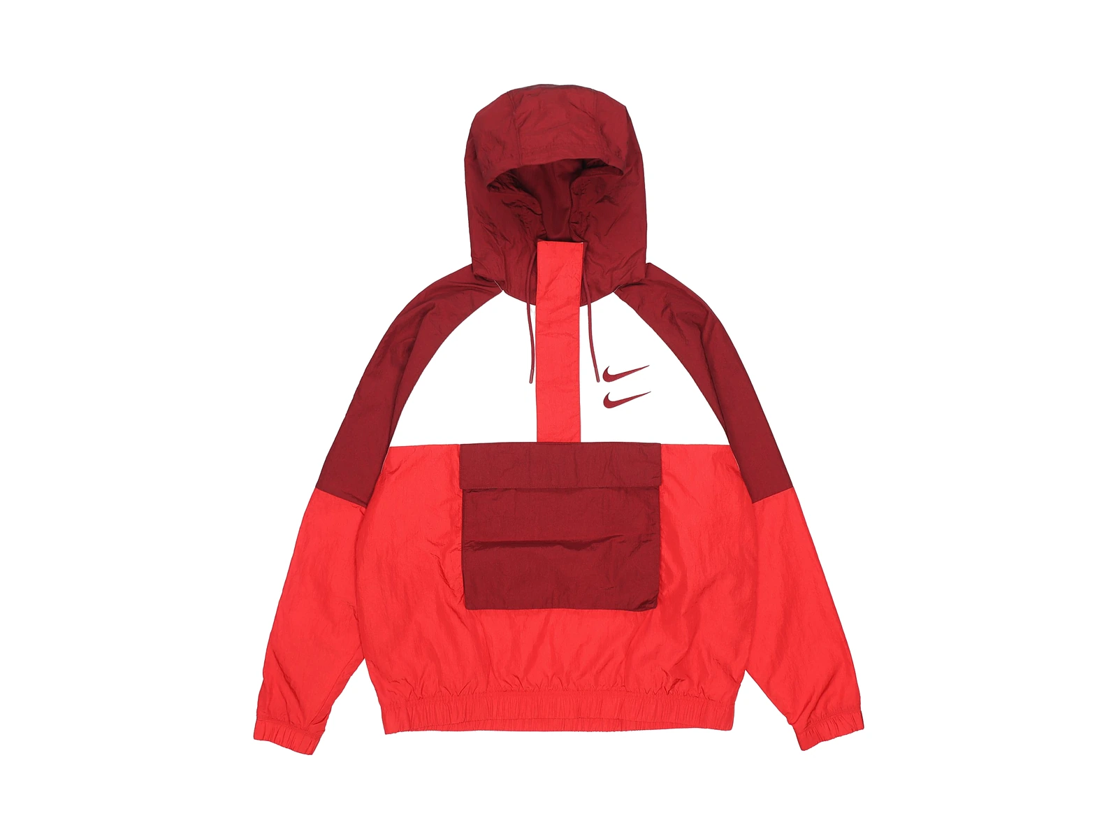 Nike Jackets Red Hooded (Non-detachable)