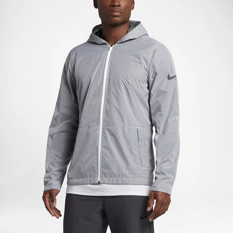 Nike Jackets Gray Hooded