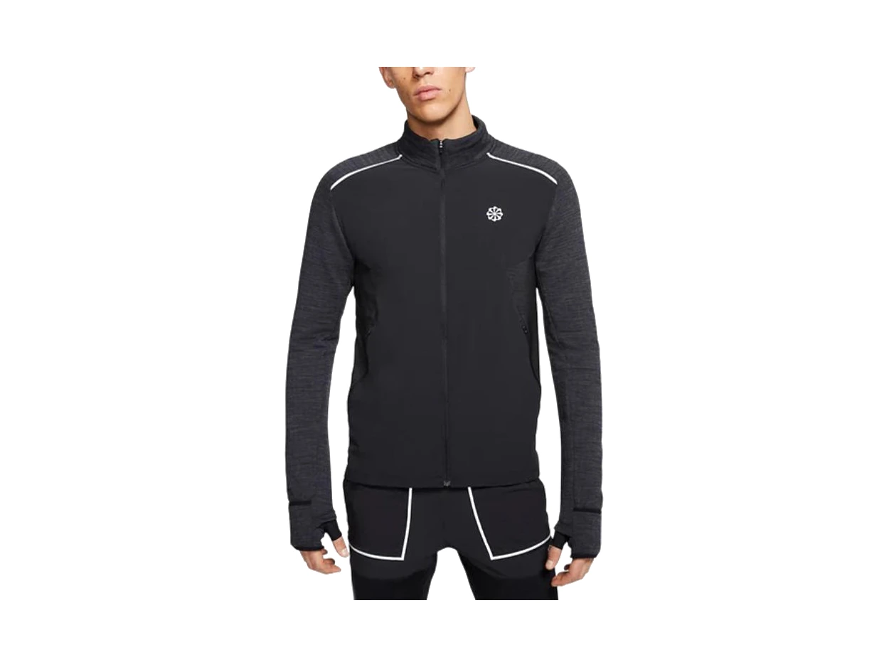 Nike Jackets Black Stand Collar Moderate
