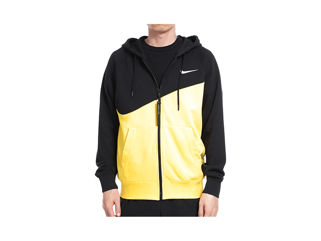 Nike Jackets Black Yellow Hooded