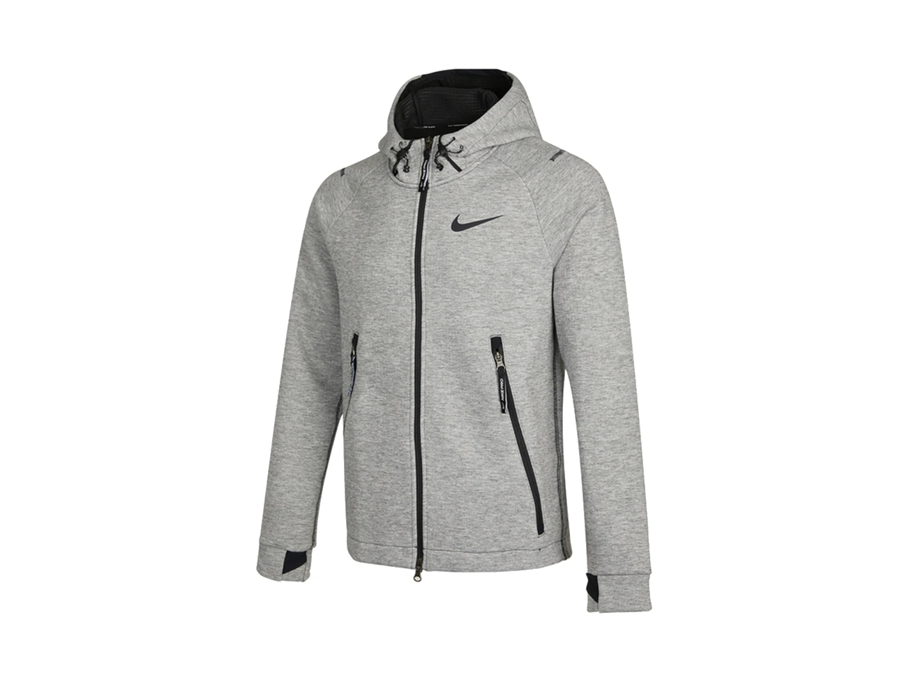 Nike Jackets Gray Hooded