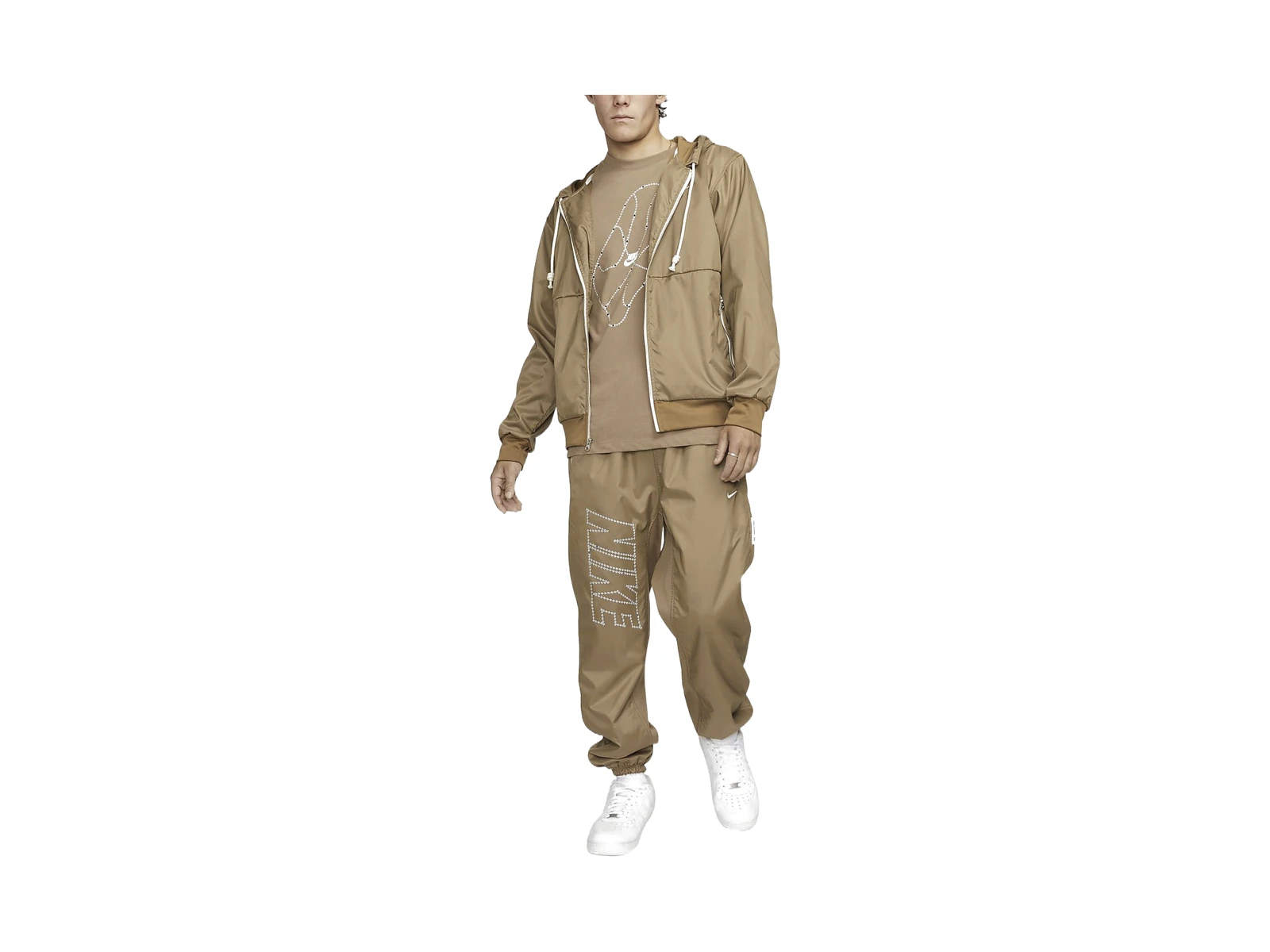 Nike Jackets Brown Hooded Moderate Other