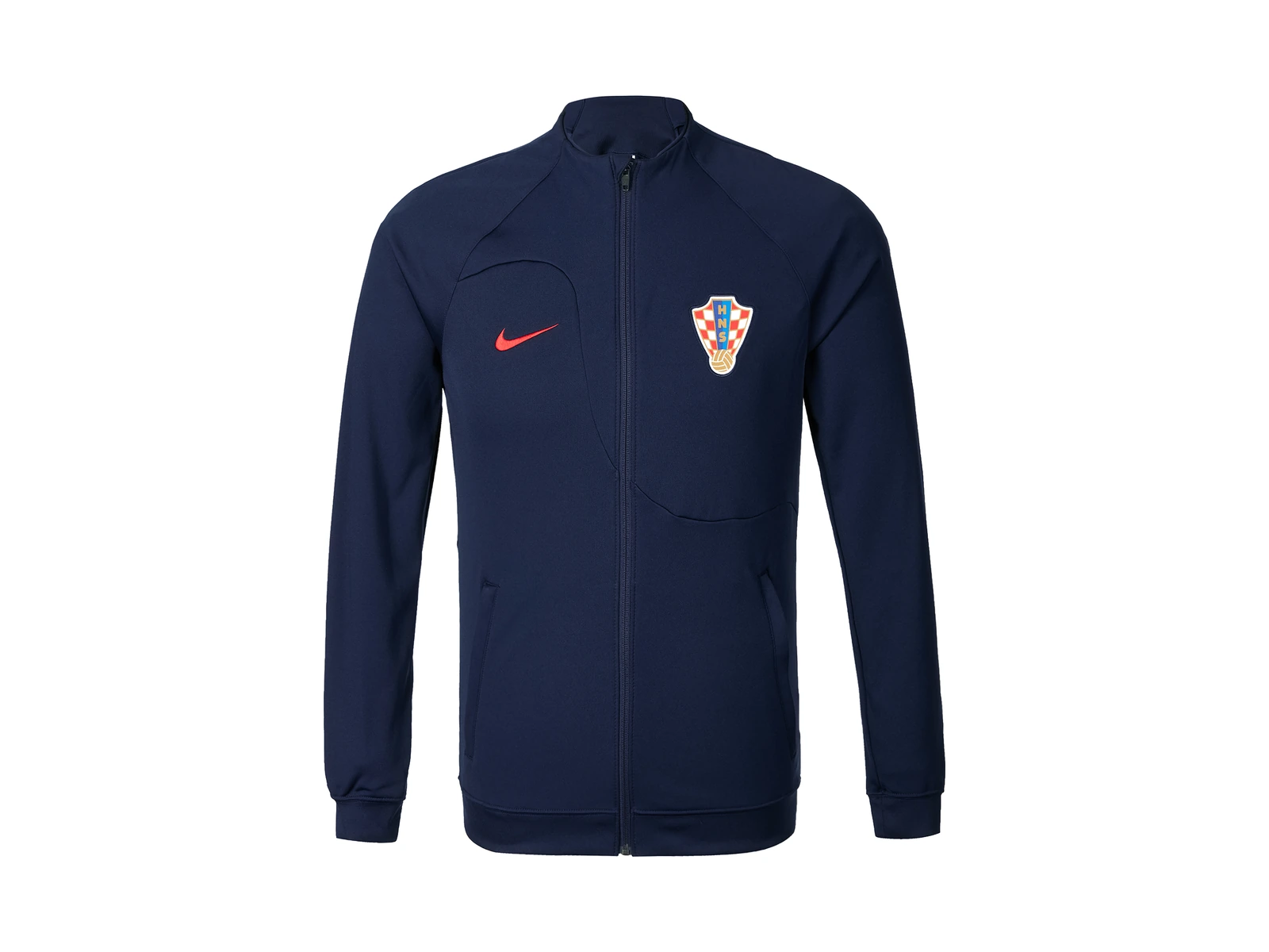 Nike Jackets Dark Blue Stand Collar