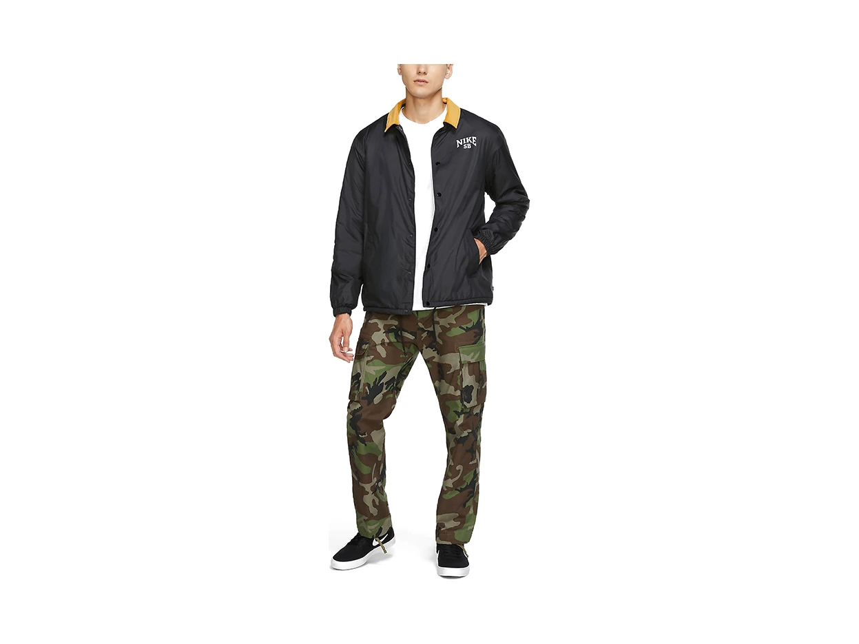 Nike Jackets Black Lapel Moderate