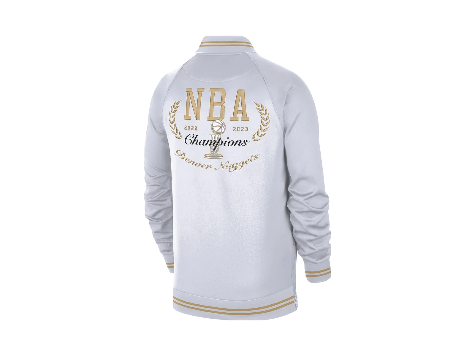 Nike Jackets White Baseball Collar