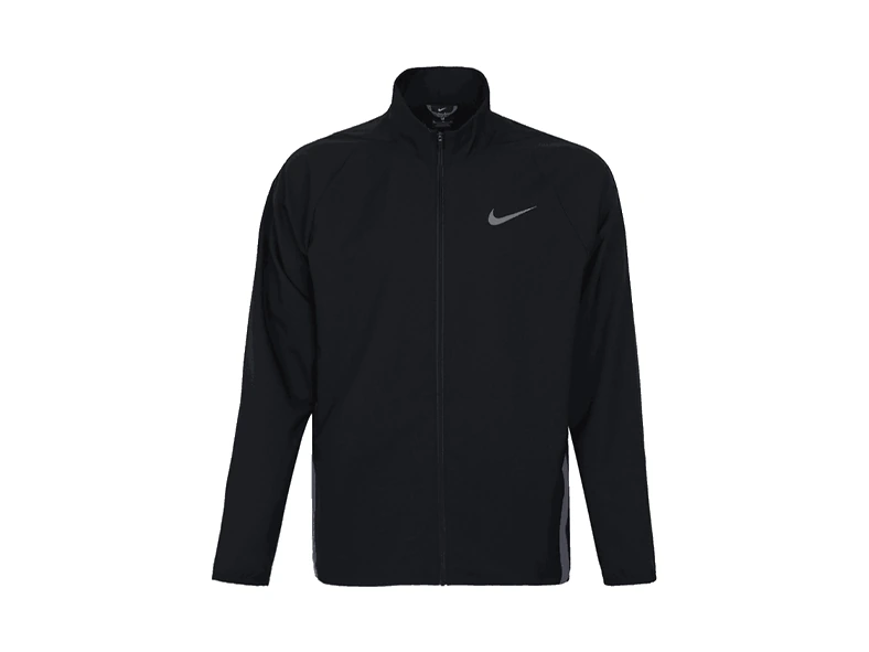 Nike Jackets Black Stand Collar Moderate