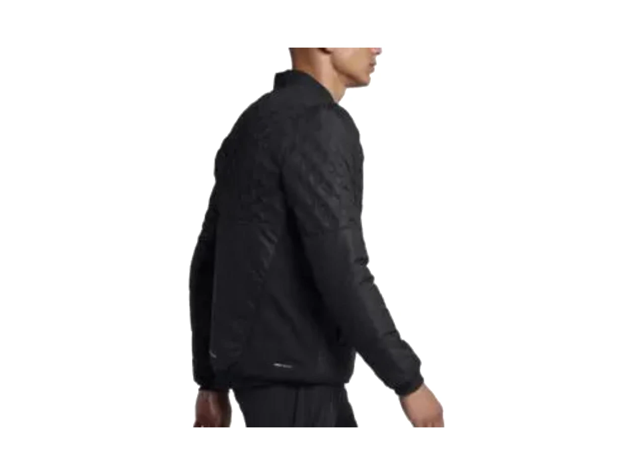 Nike Jackets Black Stand Collar Moderate