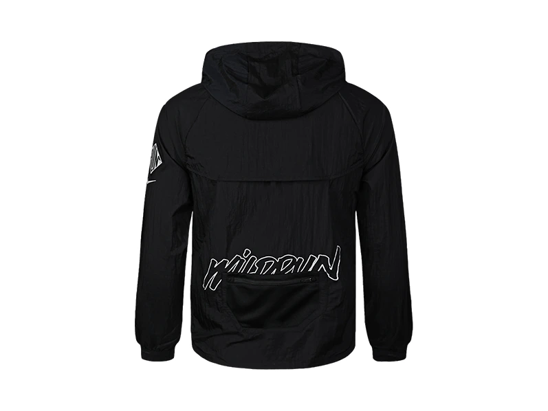 Nike Jackets Black Stand Collar Moderate