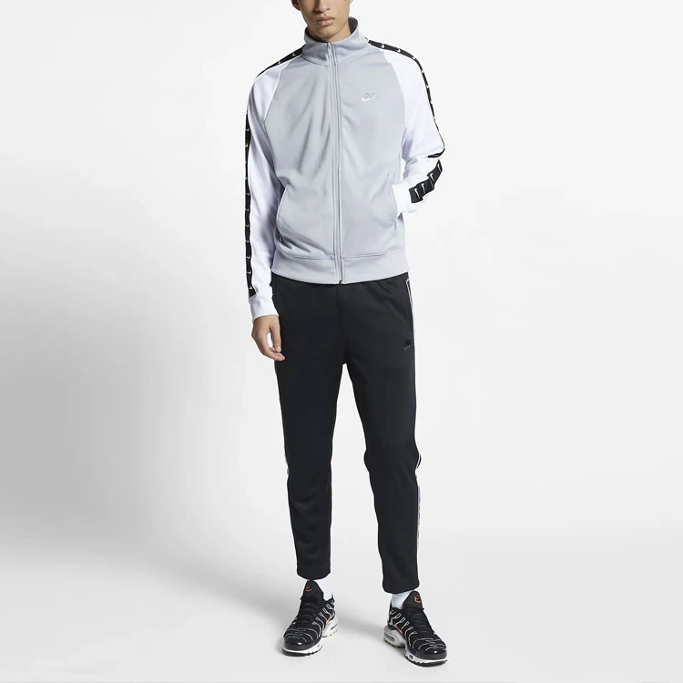 Nike Jackets White Stand Collar Moderate