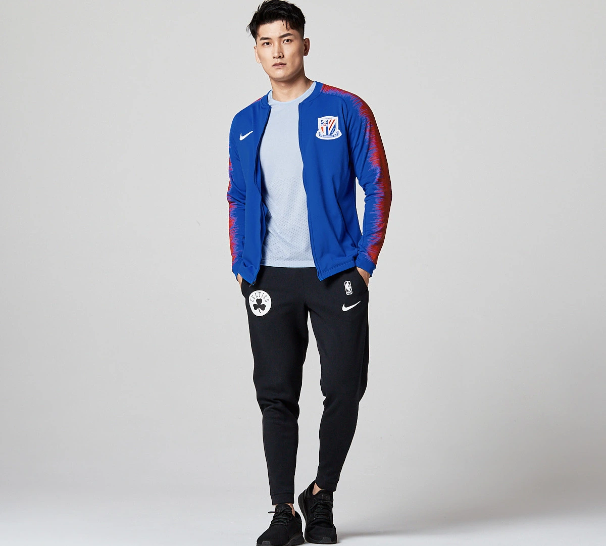 Nike Jackets Royal Blue Stand Collar