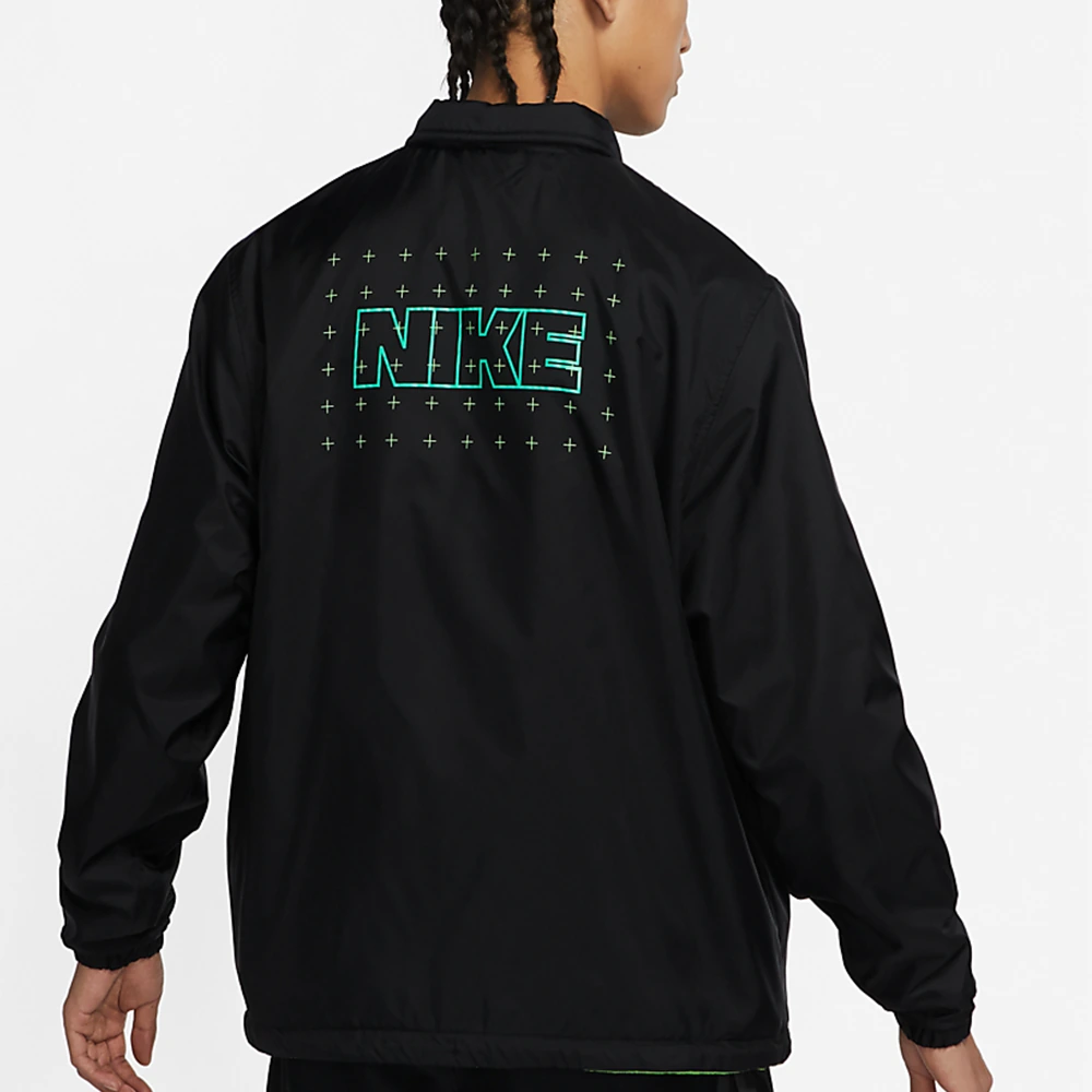 Nike Jackets Black Lapel Moderate