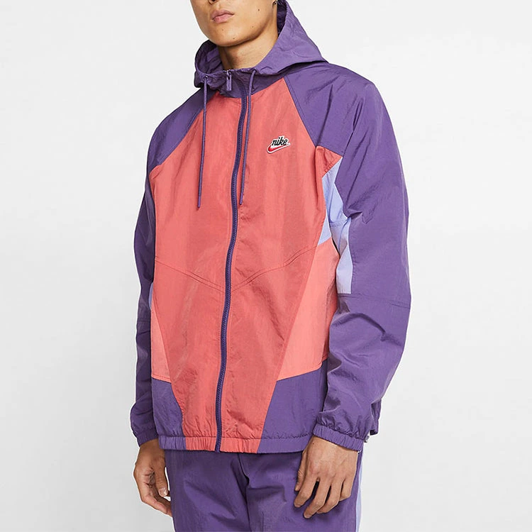 Nike Jackets Brick Red/Purple Hooded