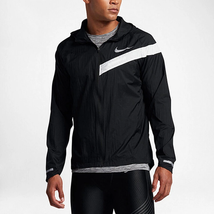 Nike Jackets Black Hooded