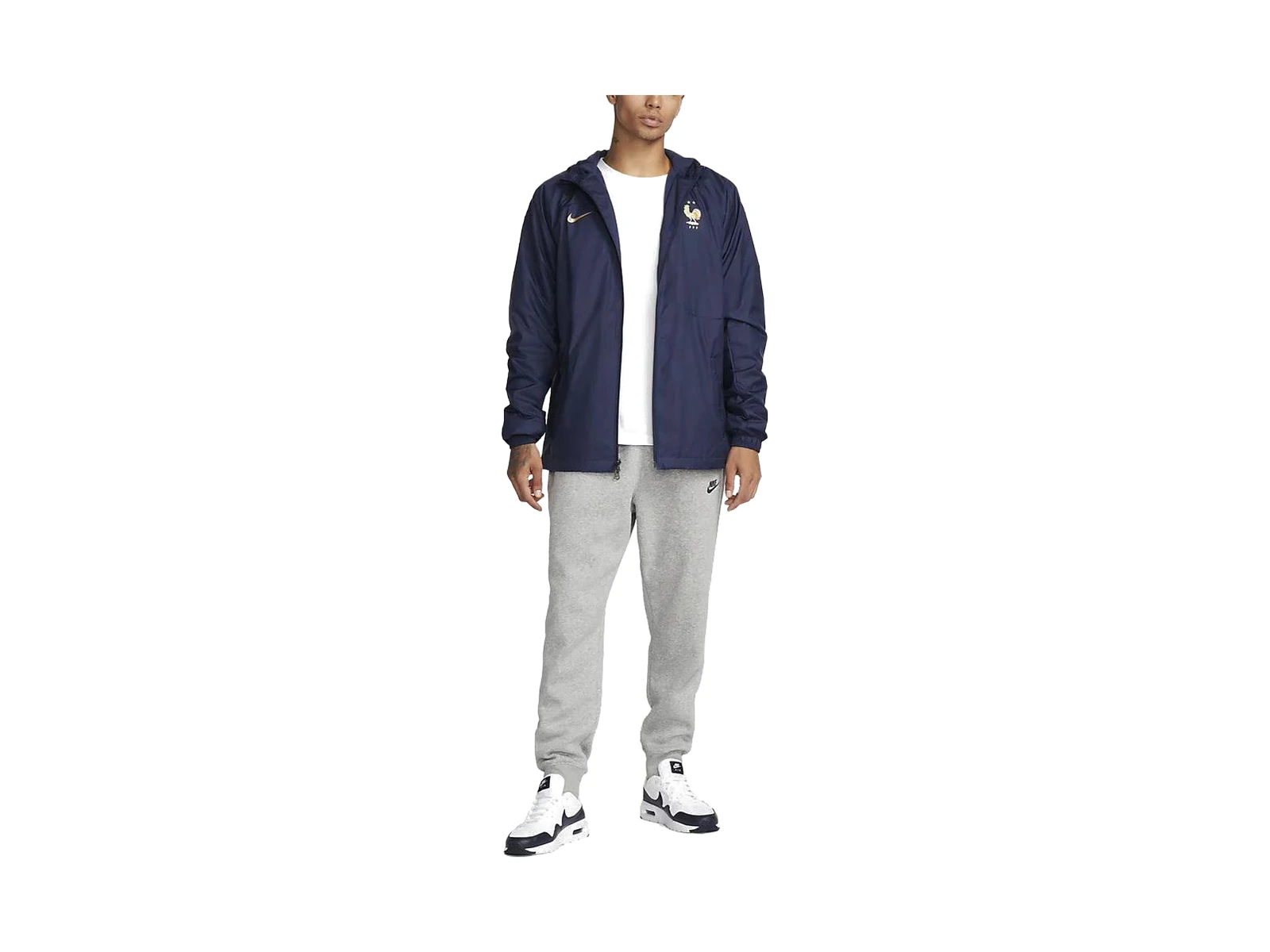 Nike Jackets Blue Hooded