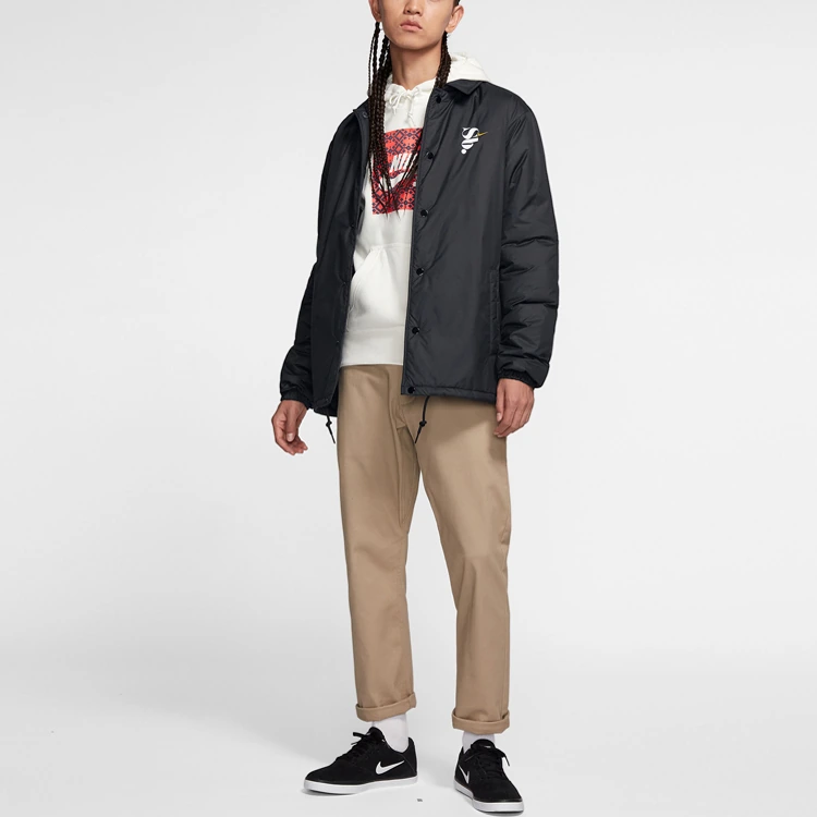 Nike Jackets Black Lapel Moderate Other