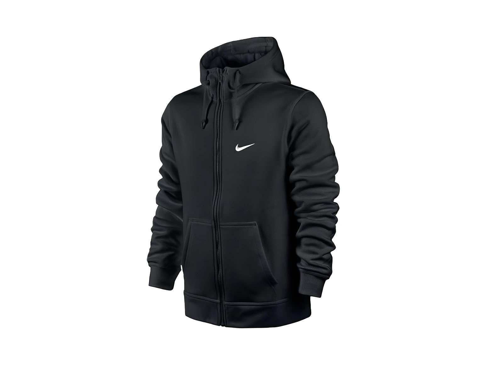 Nike Swoosh Logo Print Hooded Drawstring