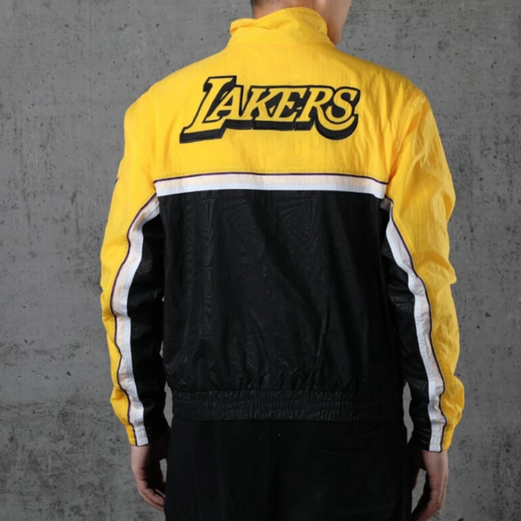 Nike Jackets Yellow Stand Collar
