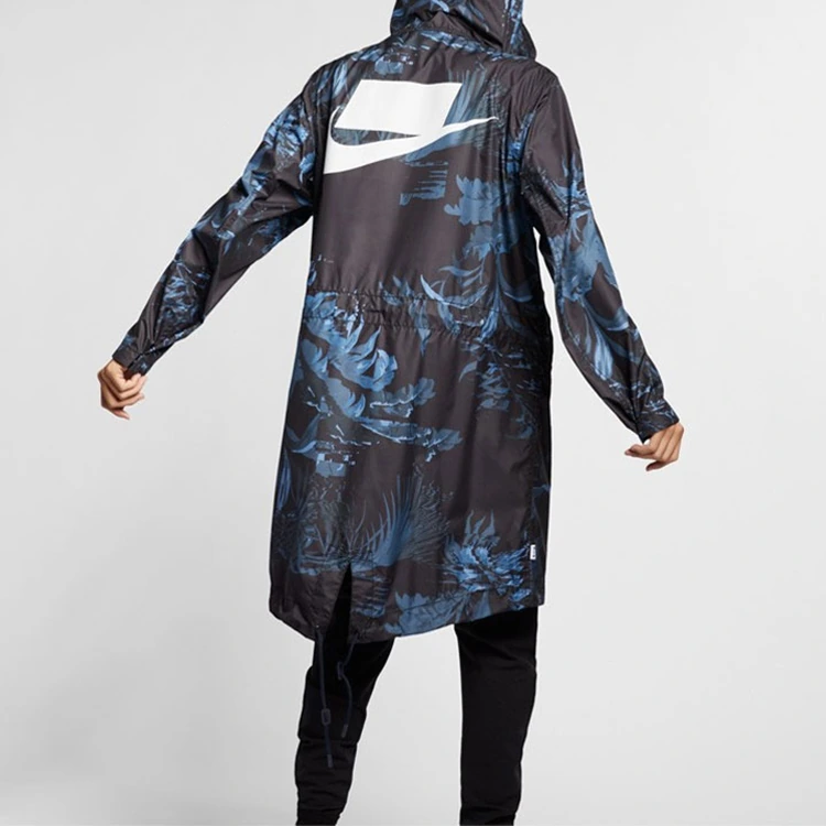 Nike Jackets Blue Black Hooded