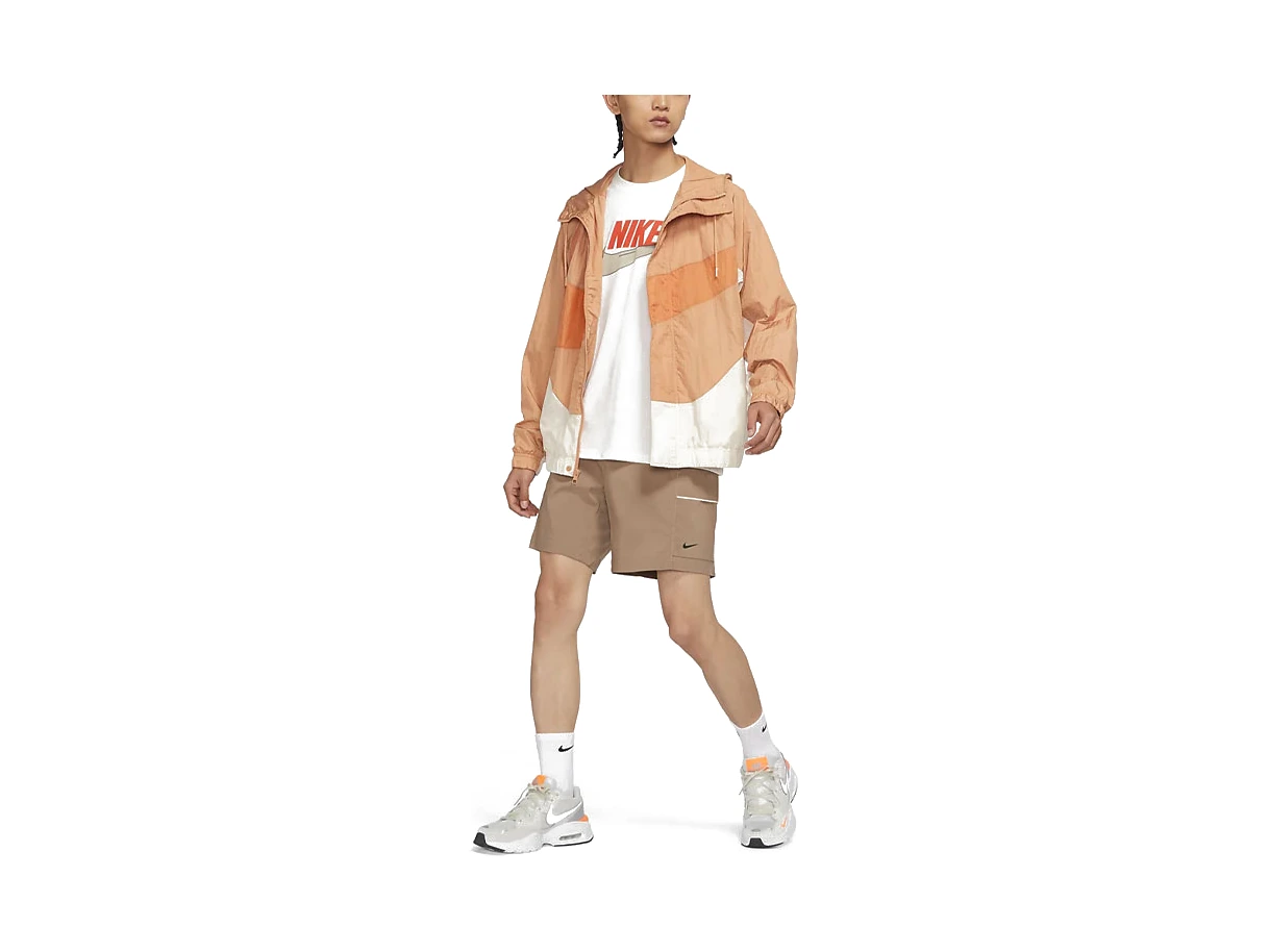 Nike Jackets Orange Hooded