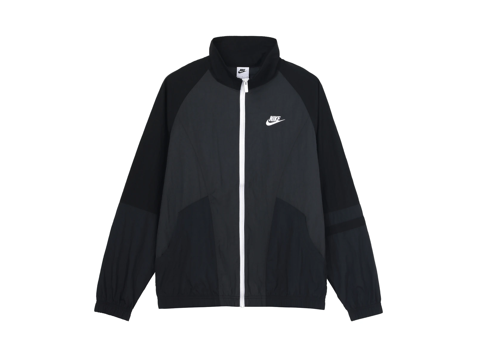 Nike Jackets Black Stand Collar Moderate