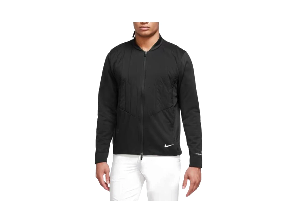 Nike Jackets Black Baseball Collar