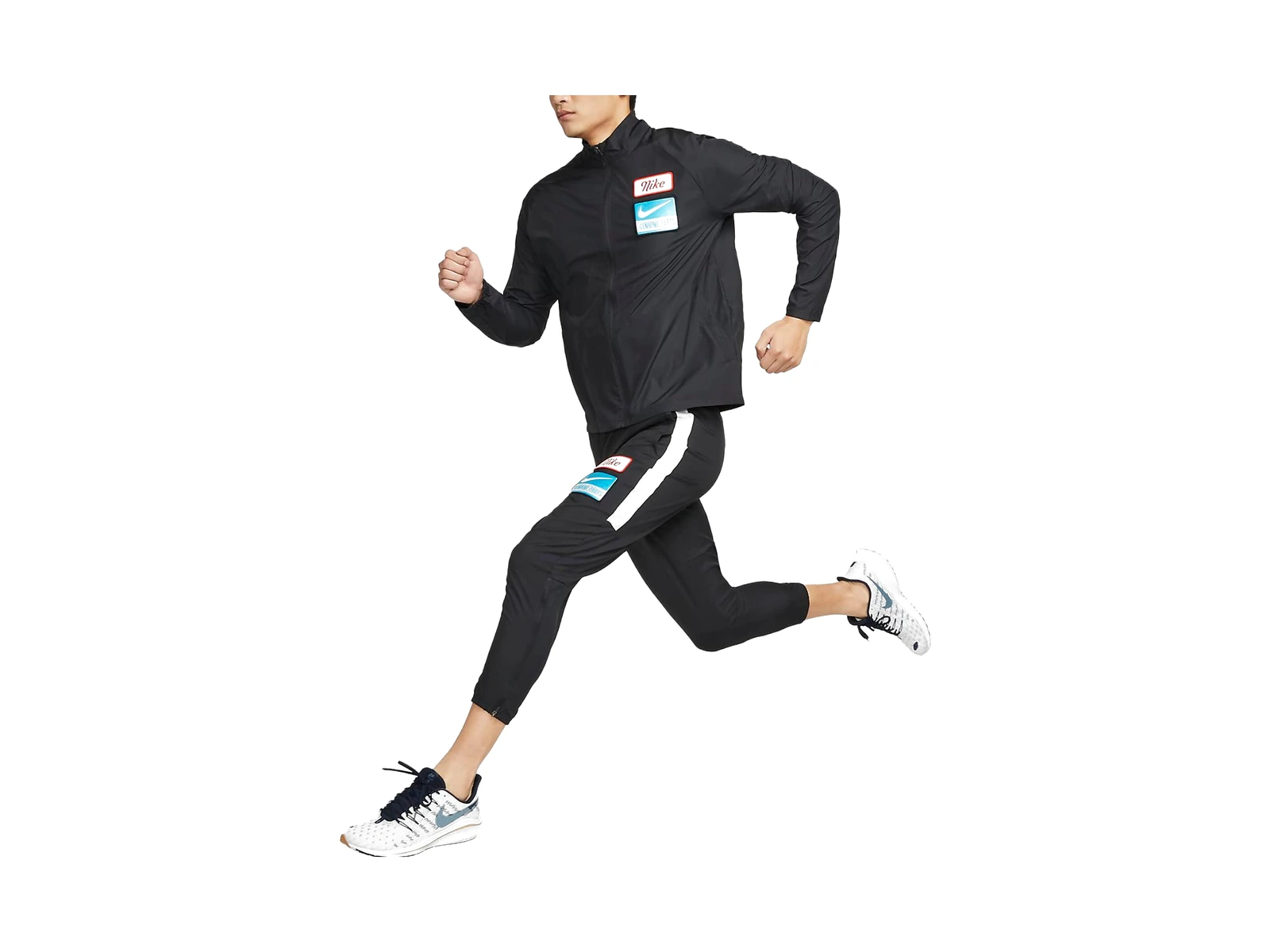 Nike Jackets Black Stand Collar Moderate