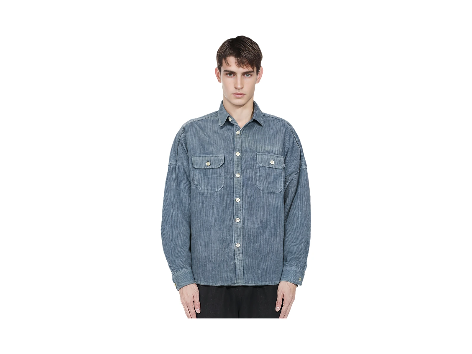 Palace Washed Drop Shoulder Cord Shirt