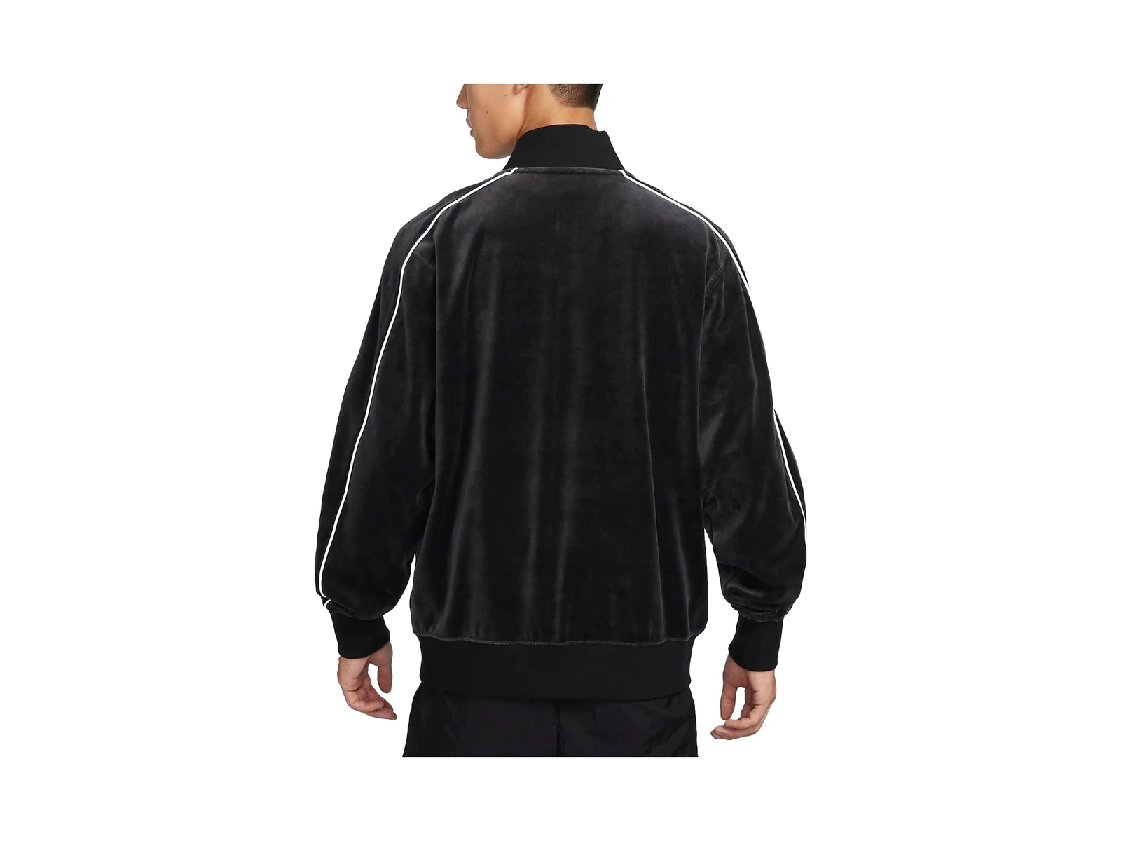 Nike Jackets Black Baseball Collar