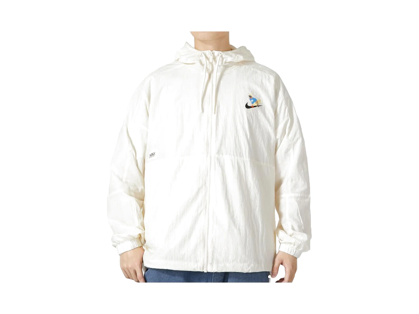 Nike Jackets White Hooded Moderate Other