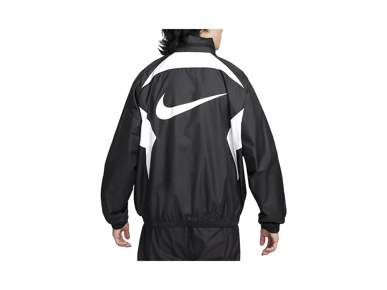 Nike Jackets Black Stand Collar Moderate