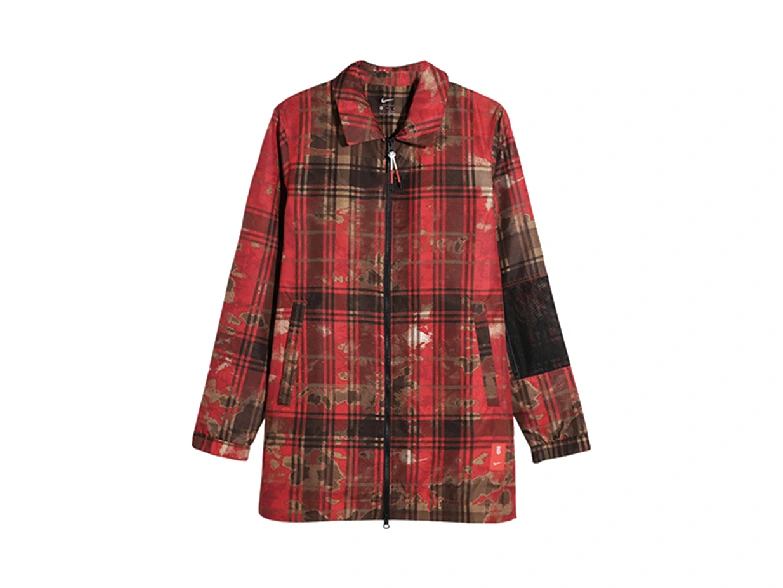 Nike Jackets Burgundy Lapel Moderate