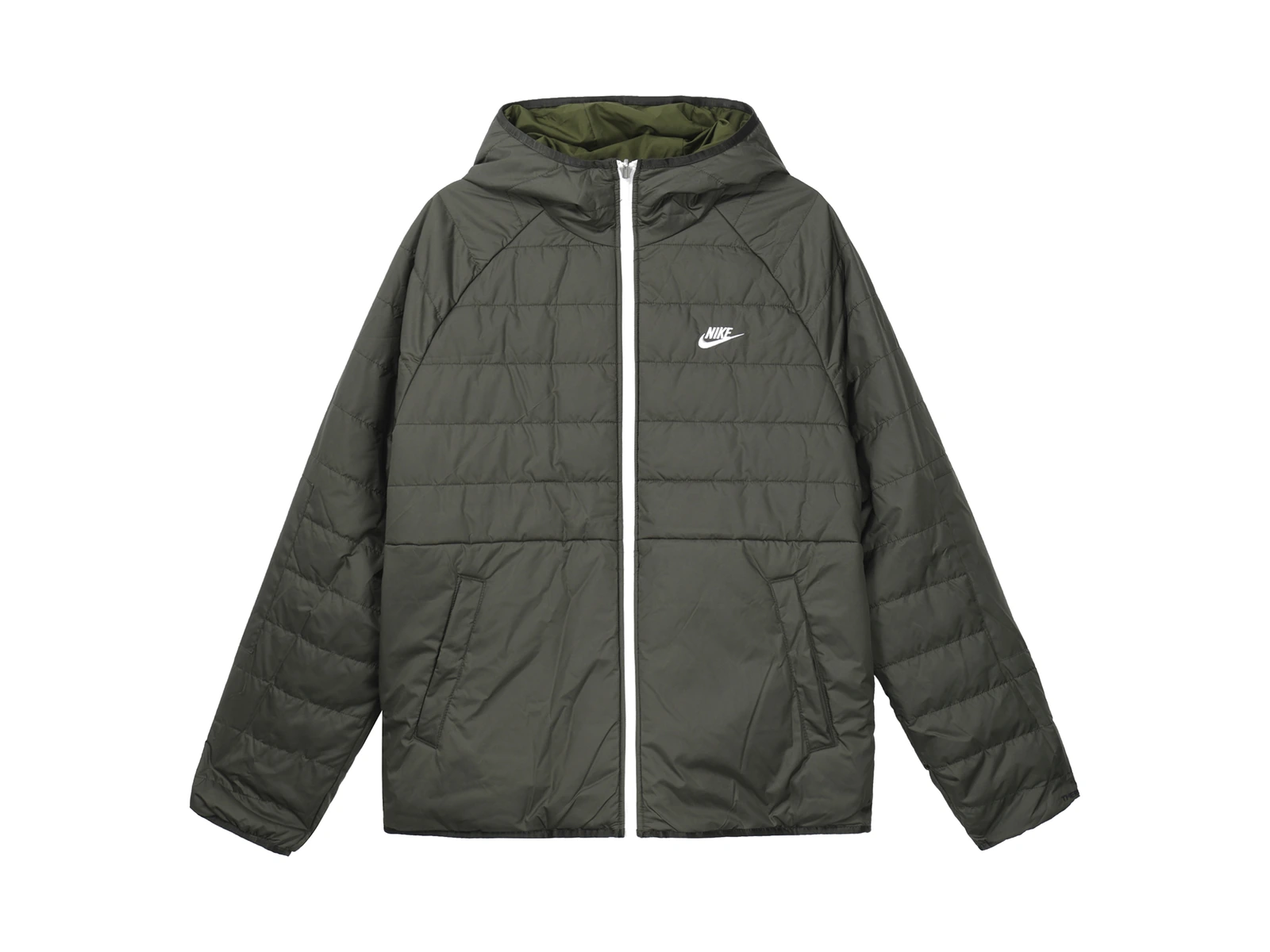 Nike Jackets Green Hooded
