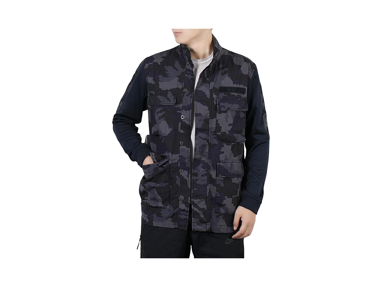 Nike Jackets Camouflage Black Stand