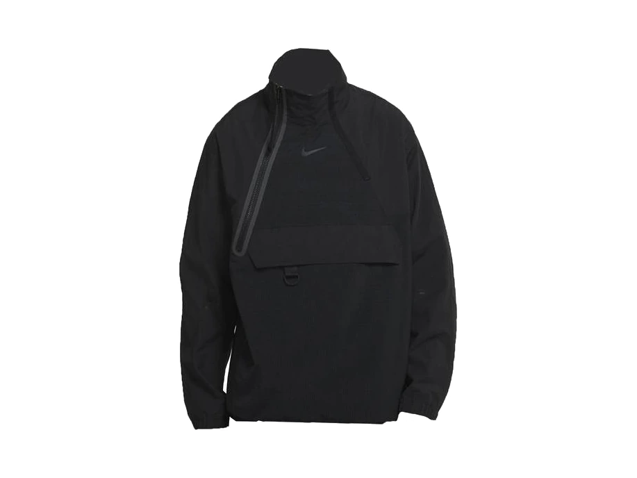 Nike Jackets Black Stand Collar Moderate
