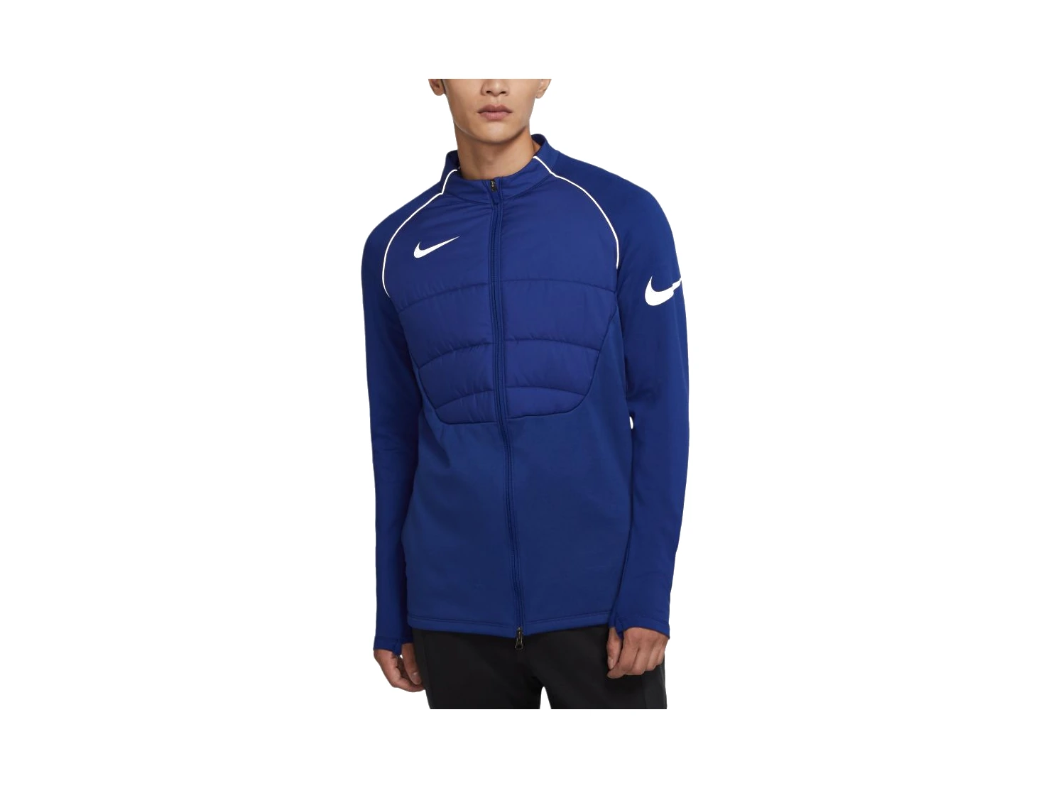 Nike Jackets Blue Stand Collar Moderate