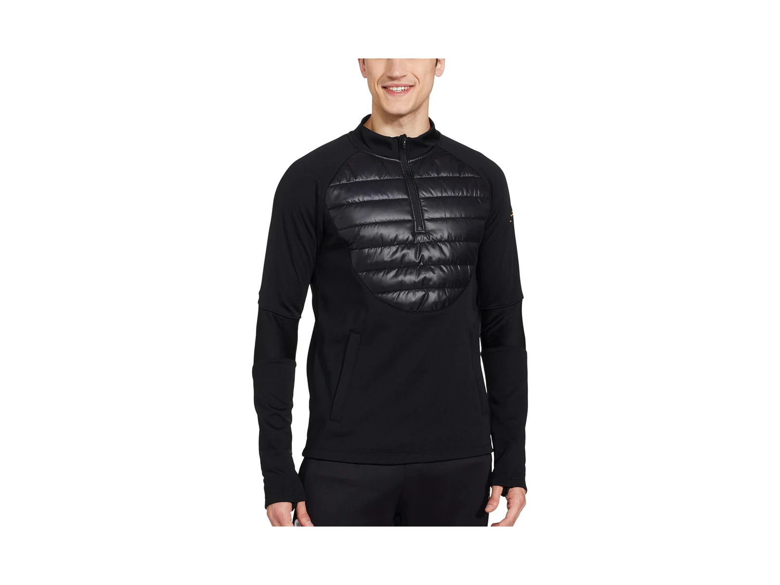 Nike Jackets Black Stand Collar Moderate