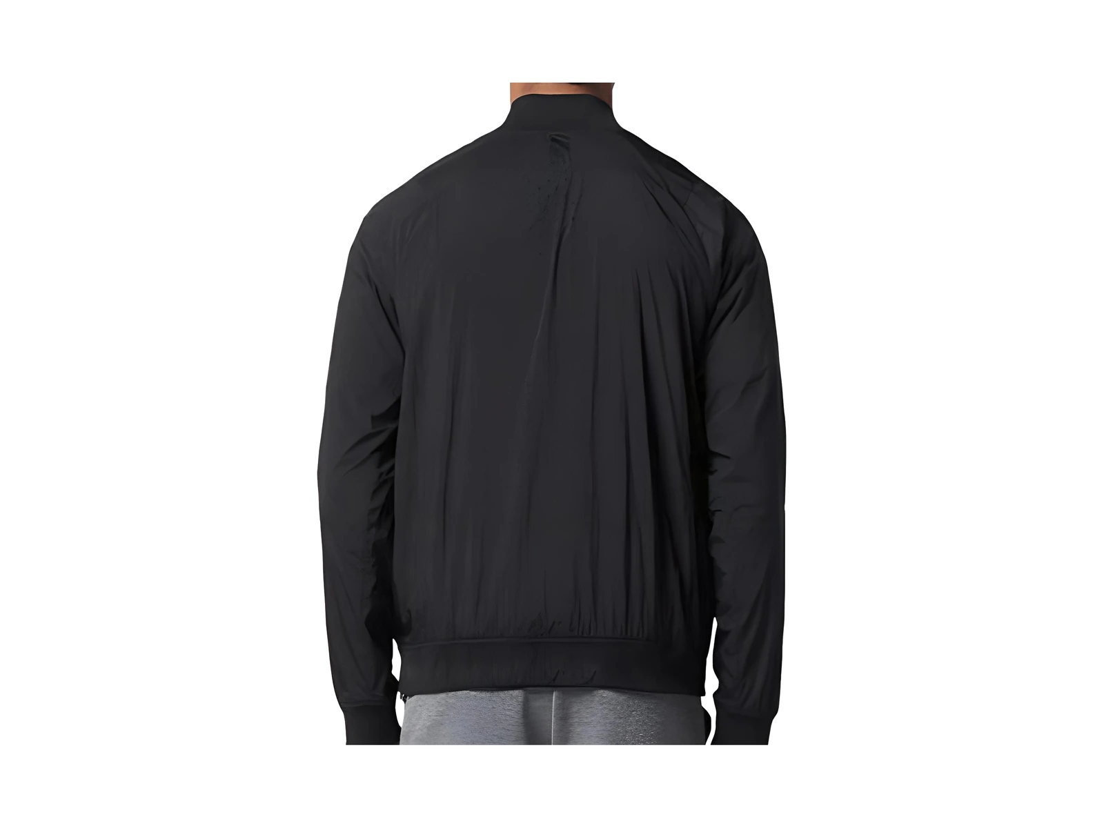 Nike Jackets Black Baseball Collar