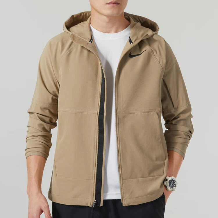 Nike Jackets Khaki Hooded