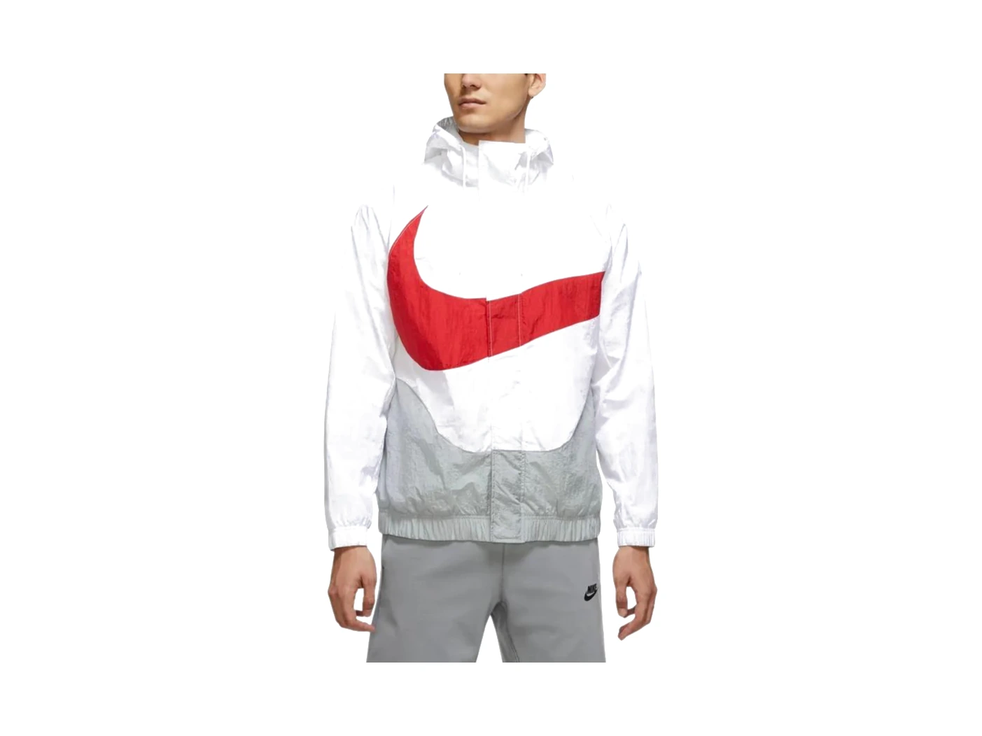 Nike Jackets White Hooded Moderate Other