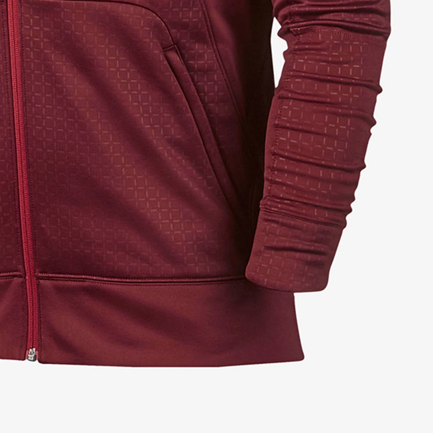 Nike Jackets Burgundy Hooded
